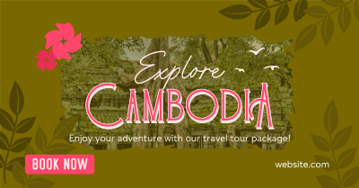 Cambodia Travel Tour Facebook Ad Image Preview