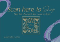 Scan to Shop Postcard Design