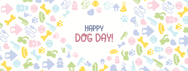 Dog Day Heart Facebook Cover Design Image Preview