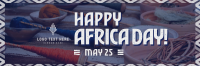 Africa Day Commemoration  Twitter Header Design