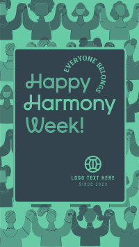 Harmony People Week Facebook Story Design
