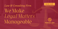 Making Legal Matters Manageable Twitter Post Image Preview