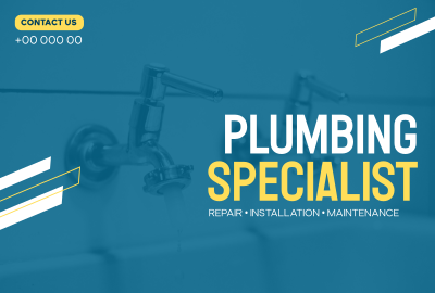 Plumbing Specialist Pinterest board cover Image Preview