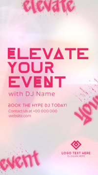 Hype DJ Booking TikTok Video Design