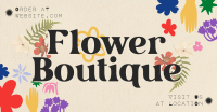Quirky Florist Service Facebook Ad Design