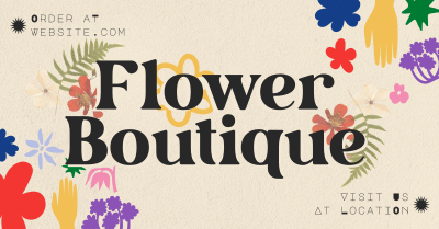 Quirky Florist Service Facebook ad Image Preview