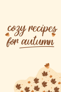 Cozy Recipes Pinterest Pin Image Preview