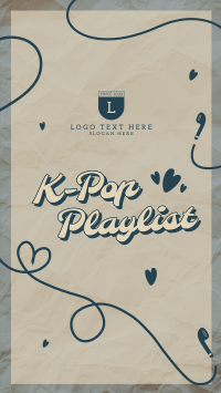 K-Pop Playlist Instagram story Image Preview