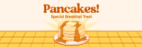 Retro Pancake Breakfast Twitter header (cover) Image Preview