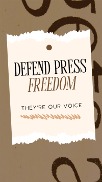 Defend Press Freedom Video Image Preview