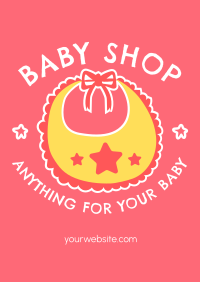 Baby Shop Poster Design