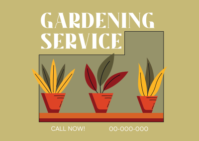 Gardening Professionals Postcard Image Preview