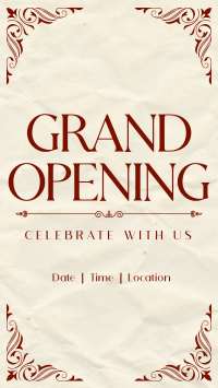 Grand Opening Celebrate Facebook Story Image Preview