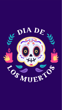 Day of the Dead Badge Instagram story Image Preview