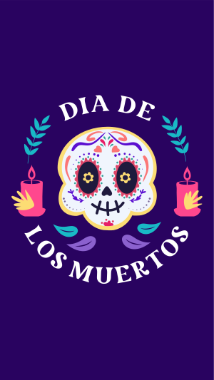 Day of the Dead Badge Instagram story Image Preview