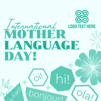 Quirky International Mother Language Day Linkedin Post Image Preview