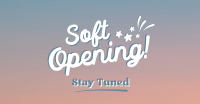 Soft Opening Launch Cute Facebook ad Image Preview