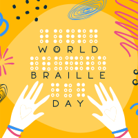 World Braille Day Instagram Post Design