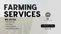 Expert Farming Service Partner Facebook Event Cover Design