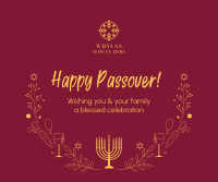 Celebrate Passover Facebook Post Design