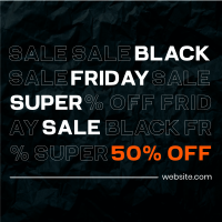 Black Friday Sale Instagram Post Design