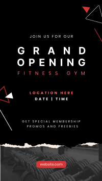 Fitness Gym Grand Opening Instagram story Image Preview