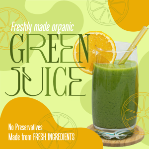 Fresh Healthy Drink Instagram post Image Preview