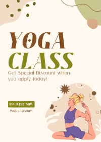 Yoga-tta Love It Poster Design