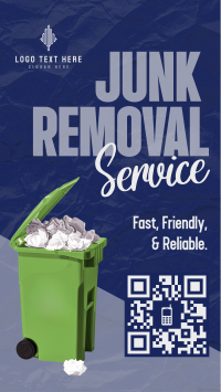 Junk Removal Service Facebook story Image Preview