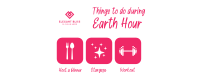 Earth Hour Activities Facebook cover Image Preview