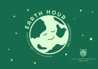 Sleeping Earth Postcard Image Preview