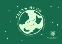 Sleeping Earth Postcard Image Preview