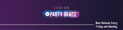 Party Music LinkedIn banner Image Preview