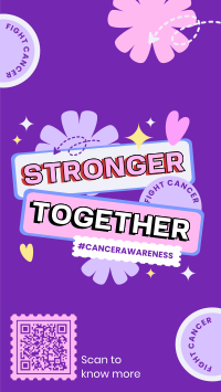 We're Stronger than Cancer Instagram Reel Design