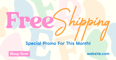 Special Shipping Promo Facebook ad Image Preview
