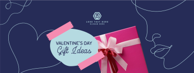 Valentines Gift Ideas Facebook cover Image Preview