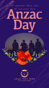 Rustic Anzac Day Instagram reel Image Preview
