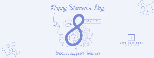 Women's Day Support Facebook Cover Design Image Preview