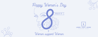 Women's Day Support Facebook cover Image Preview