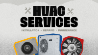 Retro HVAC Service Video Image Preview