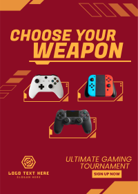 Choose your weapon Flyer Image Preview
