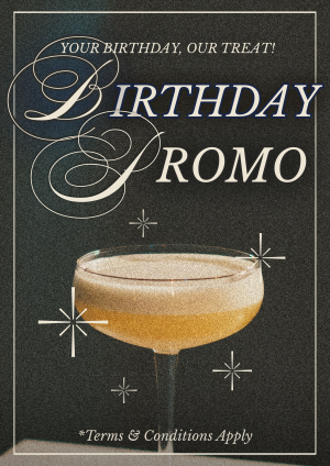 Rustic Birthday Promo Flyer Image Preview