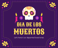 Dia De Los Muertos Facebook Post Design