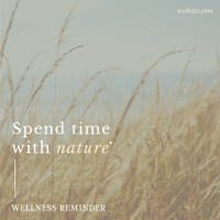 Elegant Wellness Reminder Instagram post Image Preview