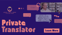 Modern Minimal Translation Service Animation Image Preview