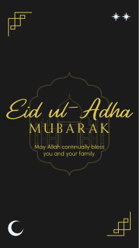 Blessed Eid ul-Adha Facebook Story Design