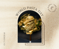 Stick a Fork Pasta Facebook Post Design