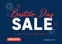 Bastille Clearance Sale Postcard Image Preview