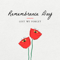 Simple Remembrance Day Instagram post Image Preview