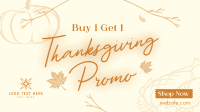 Thanksgiving Buy 1 Get 1 Facebook event cover Image Preview